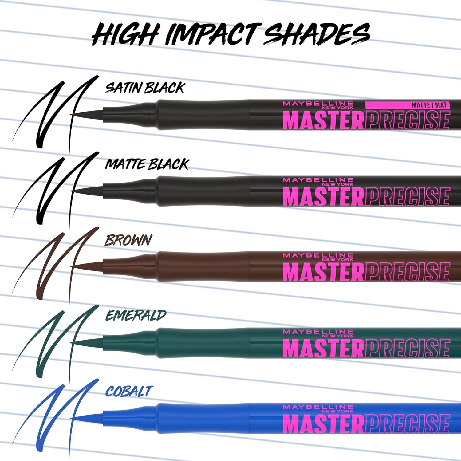 Eyestudio Master Precise All Day Waterproof Liquid Eyeliner Makeup, Black, 1 Count (Packaging May Vary)