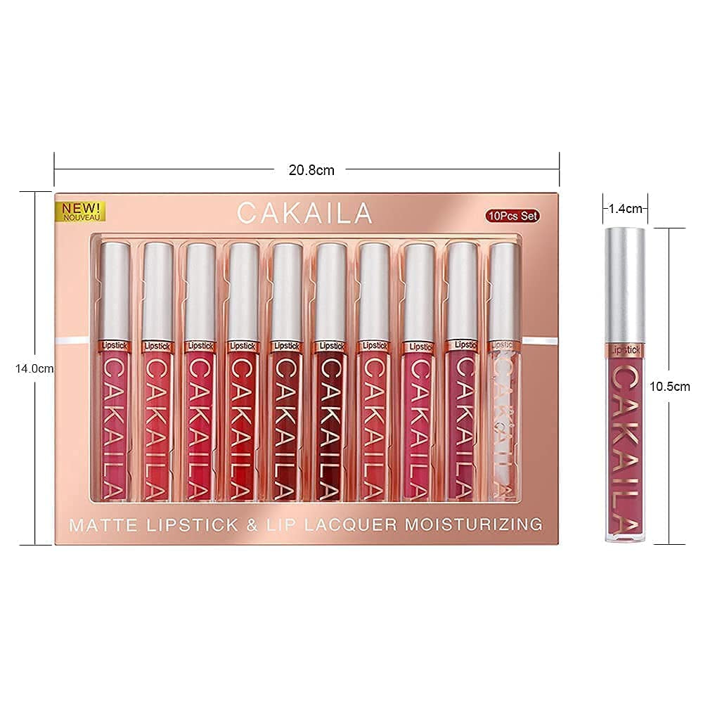 3 Colors Crayon Matte Longwear Lipstick Pack Set,Moisture Smooth Color Stick Ultimate Lip Crayon for Makeup Collection