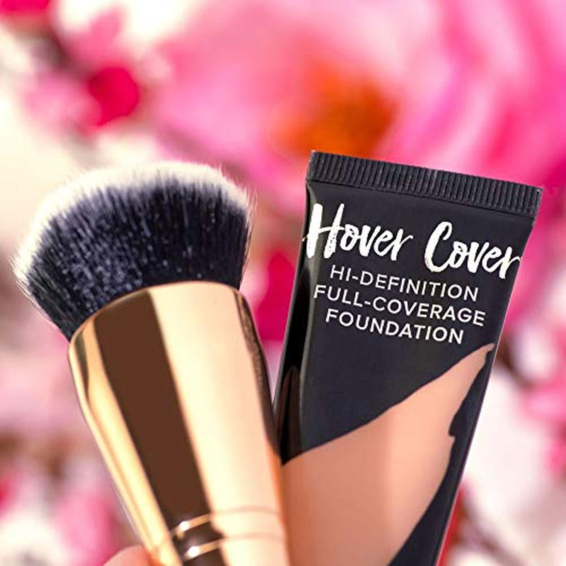 by Kim Gravel Hover Cover Hi-Definition Liquid Foundation & Makeup Brushes (Foundation Brush)