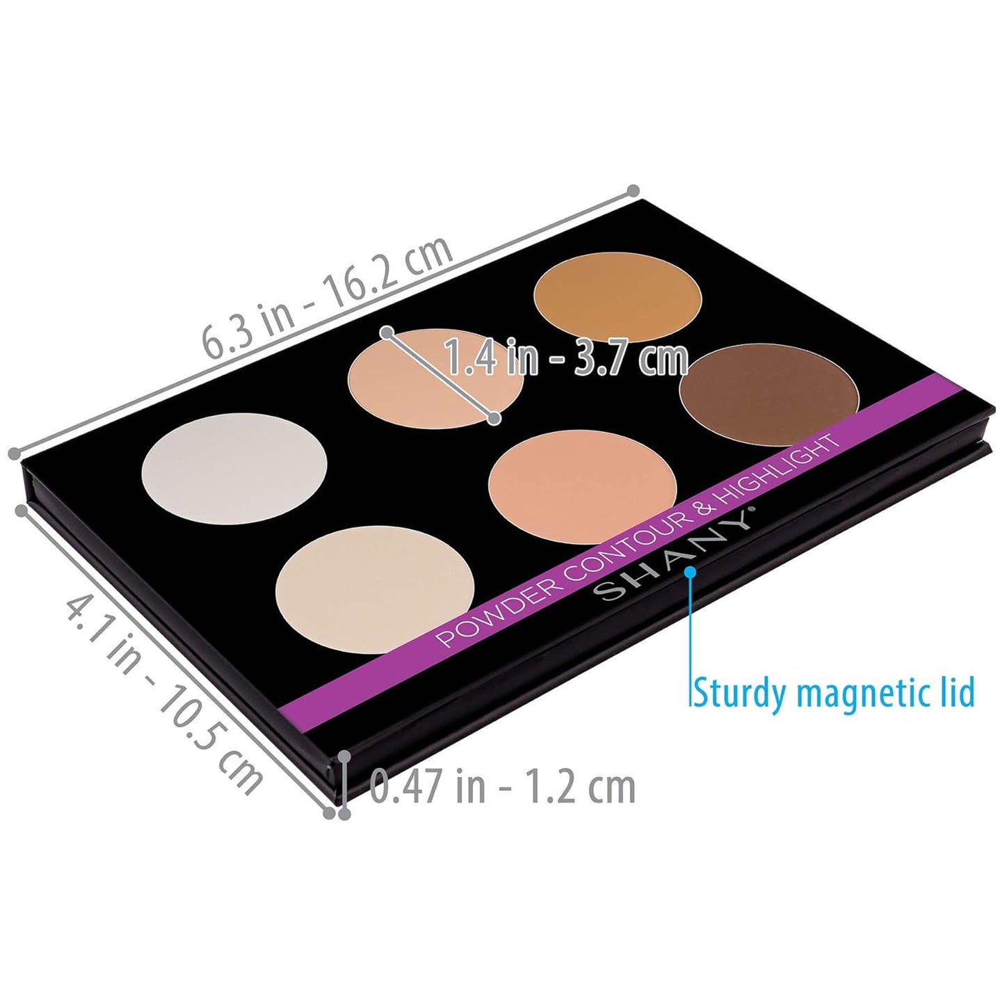 Powder Contour & Highlighter Sculpting Palette - Layer 3 - Refill for the 6 Layer Mini Masterpiece Collection Makeup Set