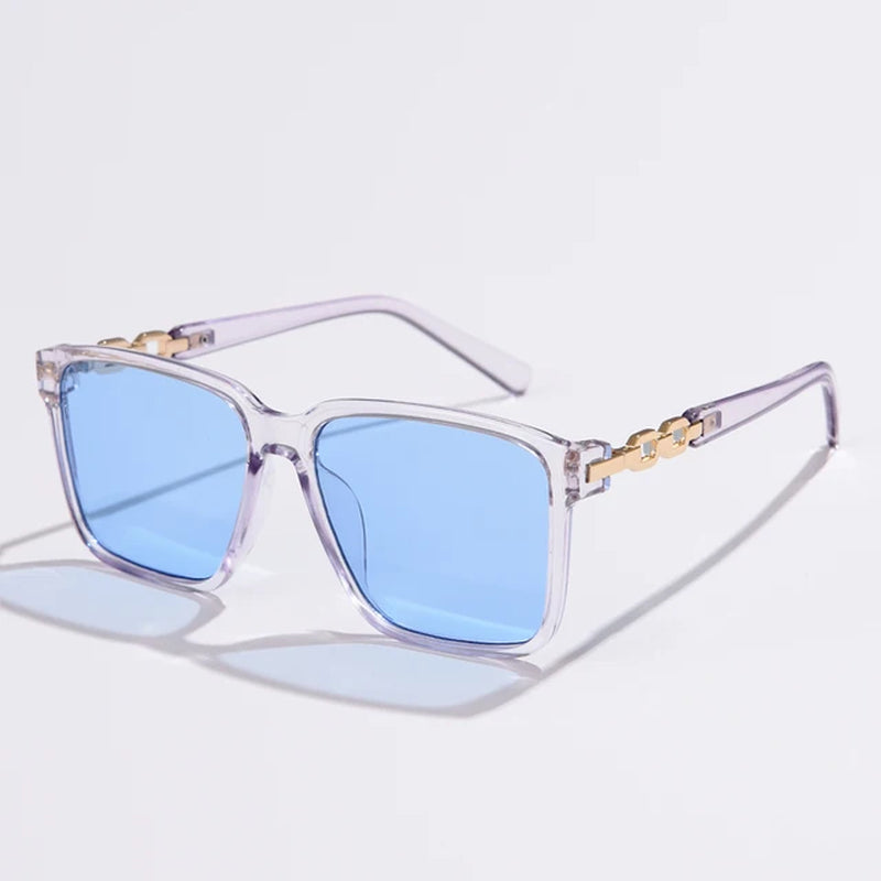 Fashion Womens Sunglasses Square Style Sun Glasses Accessories Gradient Lens Anti-Uv400 Luxury Brand Oculus Eyeglasses