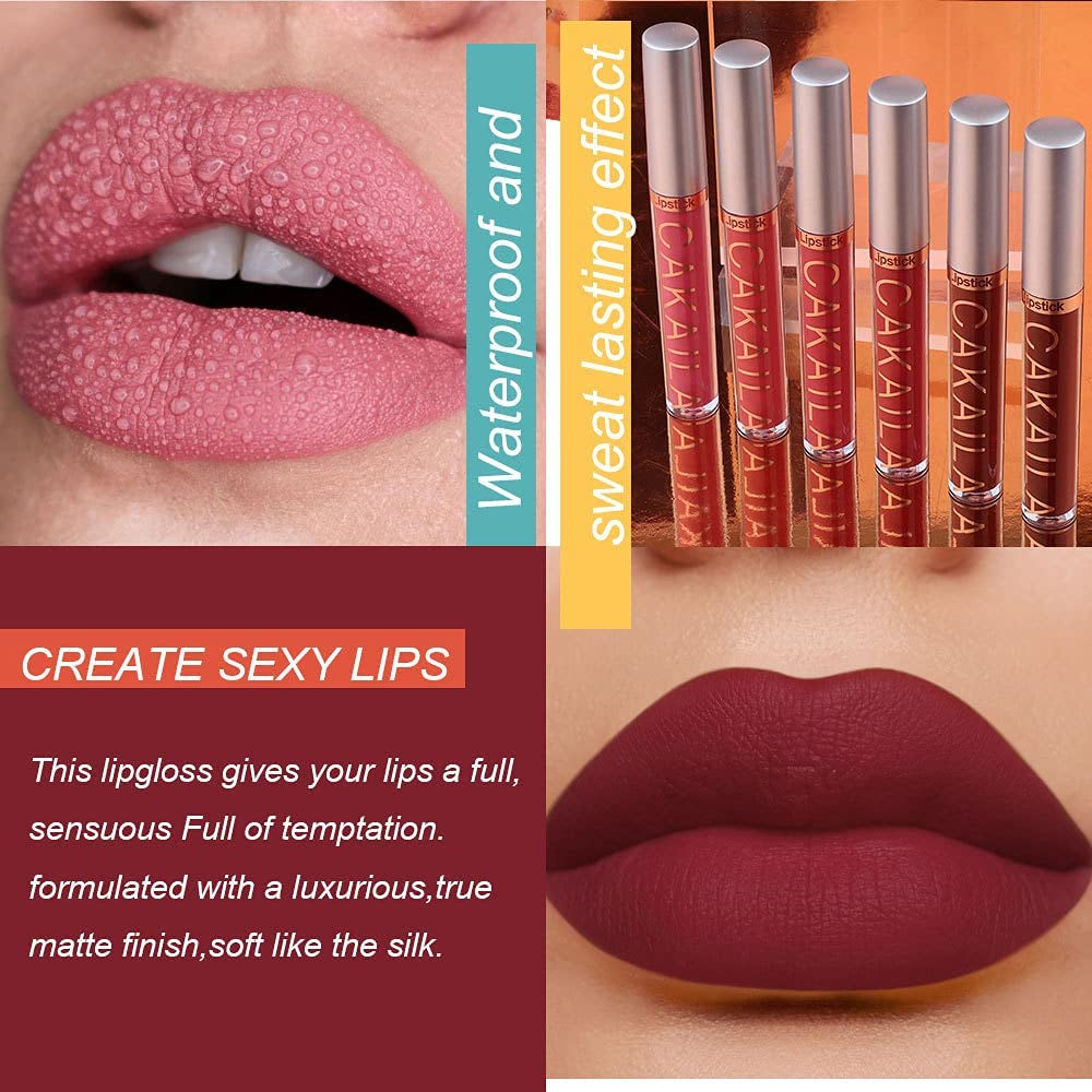 3 Colors Crayon Matte Longwear Lipstick Pack Set,Moisture Smooth Color Stick Ultimate Lip Crayon for Makeup Collection