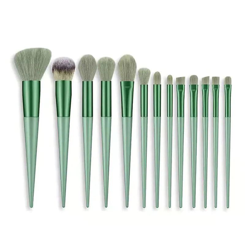 13Pcs Soft Fluffy Makeup Brushes Set for Cosmetics Foundation Blush Powder Eyeshadow Kabuki Blending Makeup Brush Beauty Tool